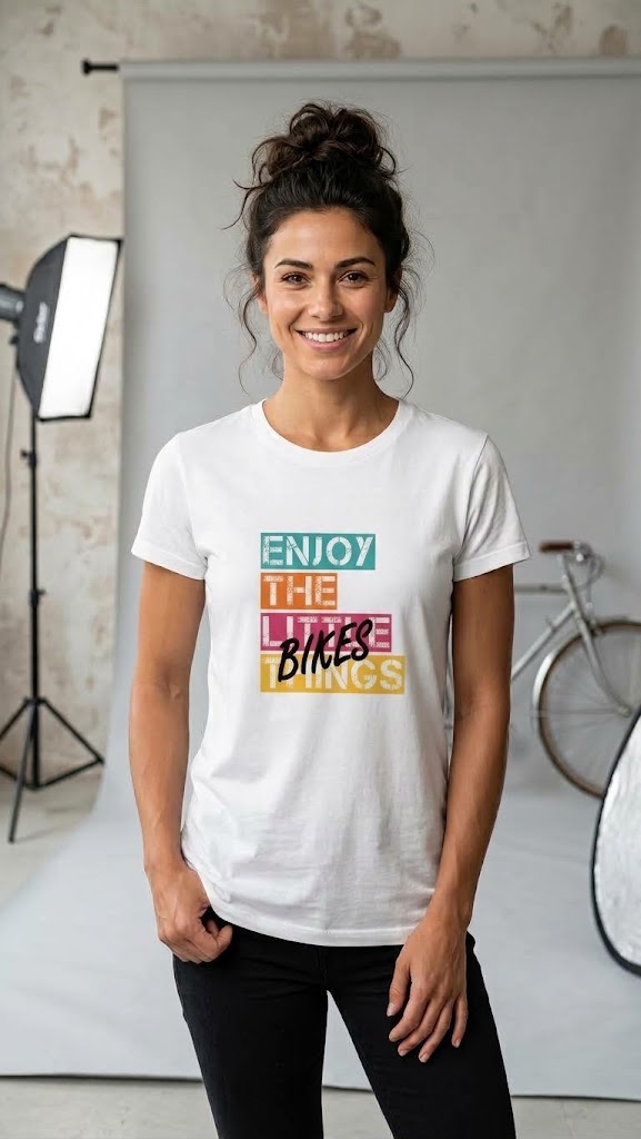 Camiseta Enjoy bikes Estilo Ciclista Casual | Ciclit