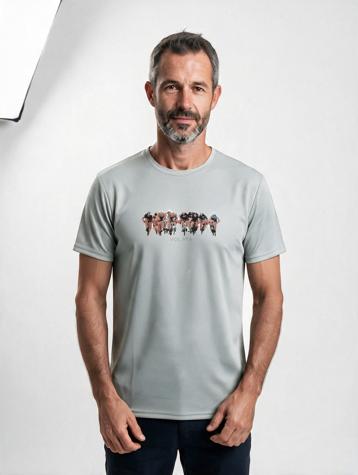 Camiseta Pelotón con Estilo Ciclista Casual | Ciclit