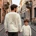 sudadera-escudo2-verde-crema-niño-Ciclit